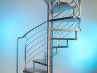 52 Stainless Steel Spiral 04 Marretti Stairs Brisbane
